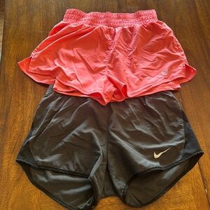Nike dri fit shorts. 2 pair. Small